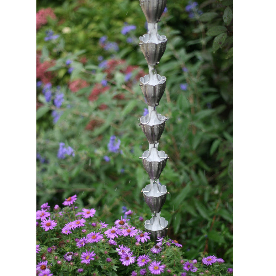 Silver online rain chain