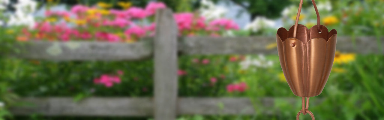 FLOWER CUP RAIN CHAIN